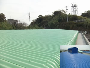 スレート屋根遮熱防水塗装